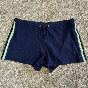 Navy Cotton Lounge Shorts Vintage Fits Women’s XS-S